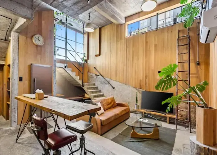Unique Industrial-Style Apartment In Auckland