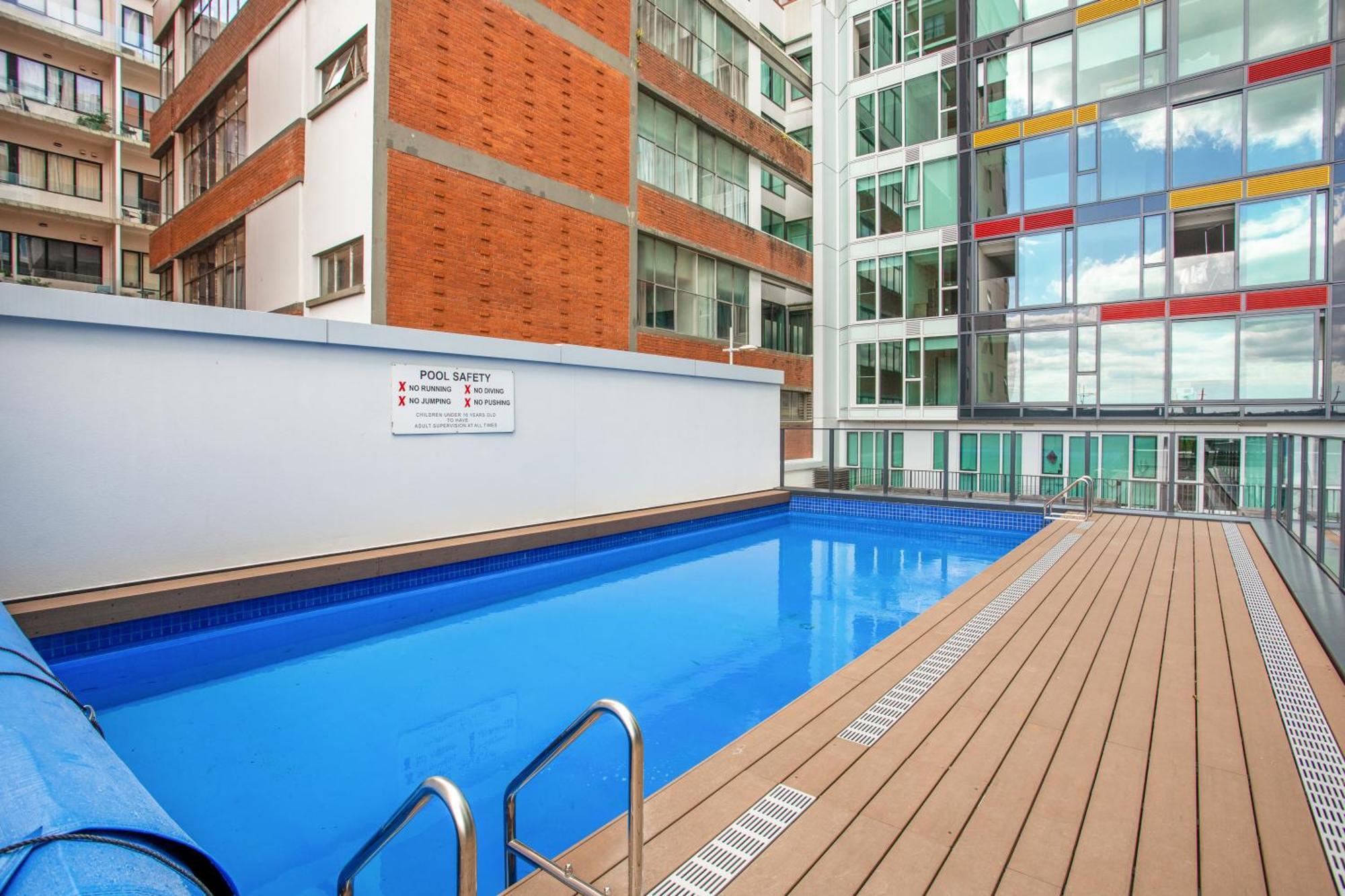 Apartment Hobson With Pool And View Auckland