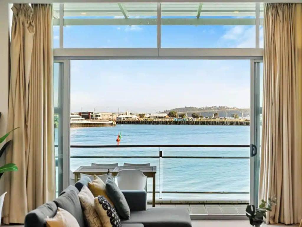 Relaxing Sea Wharf View