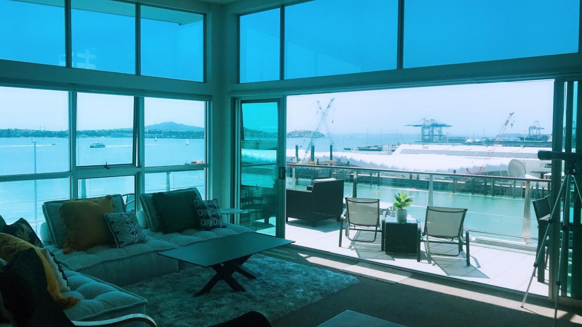Apartamento New Lux Panoramic Sea-view Penthouse On Princes Wharf! The Heart Of Cbd! Free Parking! Auckland
