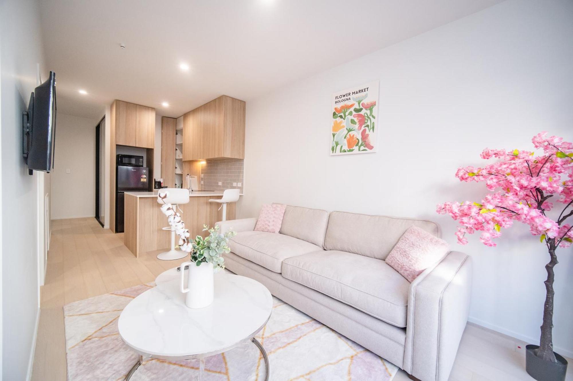 Brand New Beautiful Townhouse With Two Bedrooms And Free Parking Pousada Auckland
