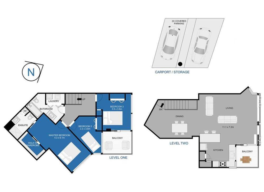 Split Level 125sqm Sub Penthouse