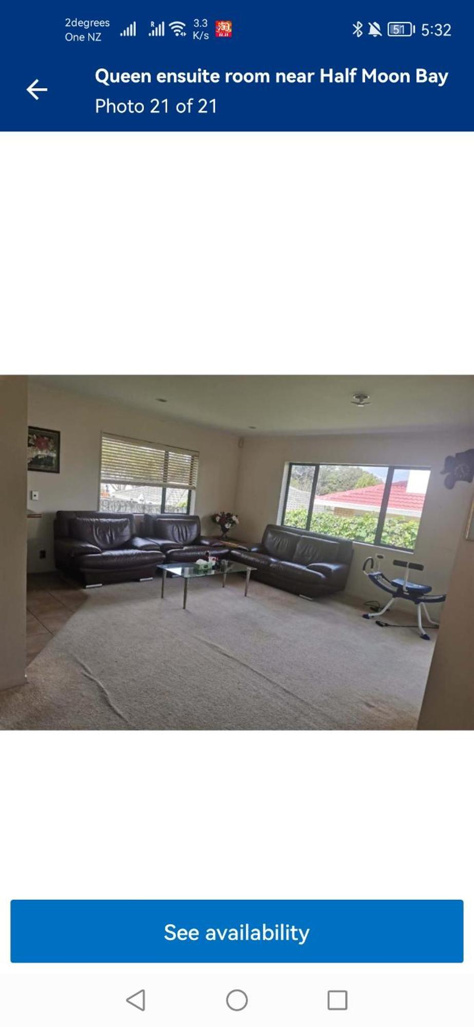 Guest house Ensuite Room1 Near Half Moon Bay *