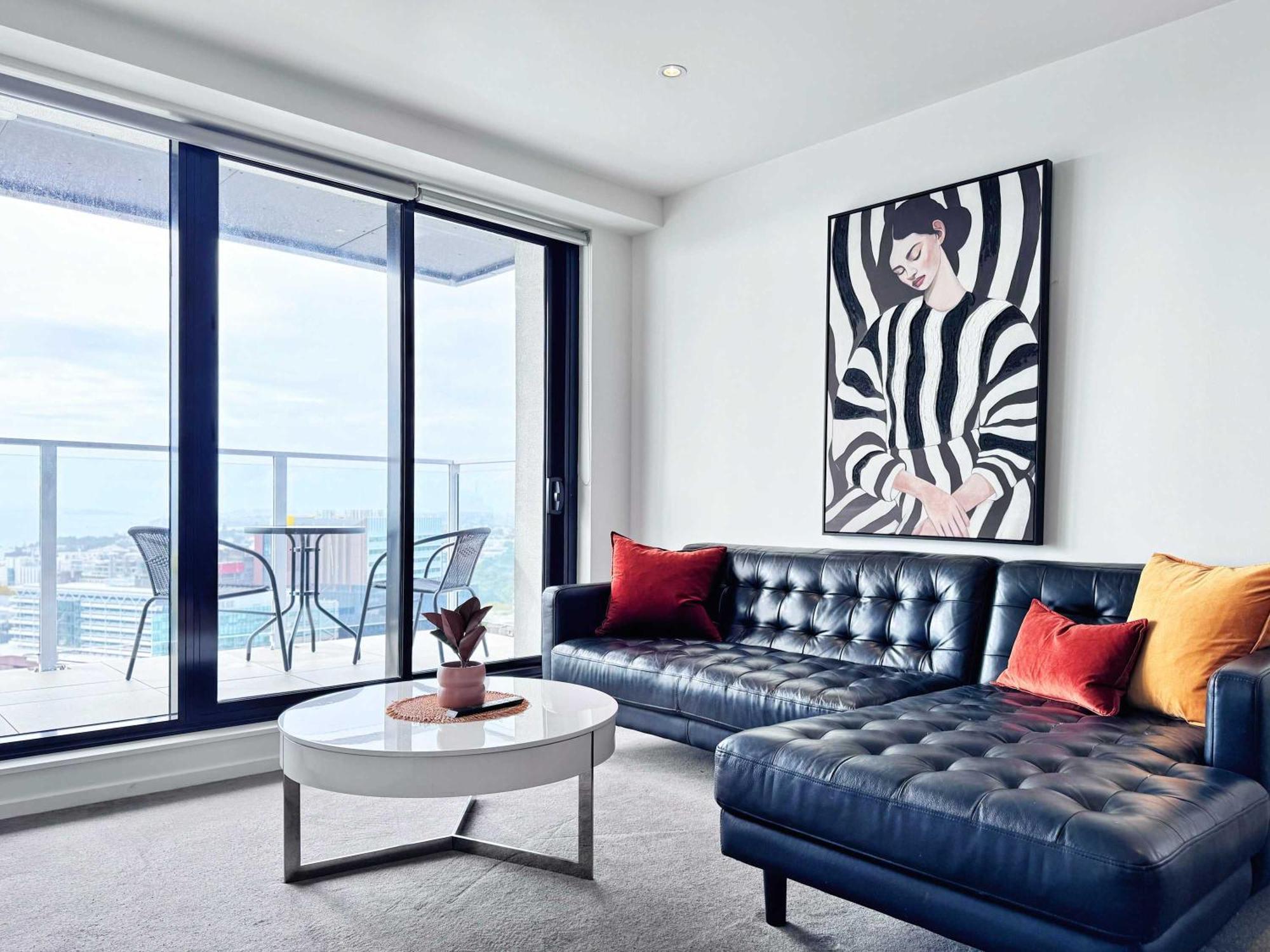 Amazing Seaview Stylish Near Aotea Square Apartment *