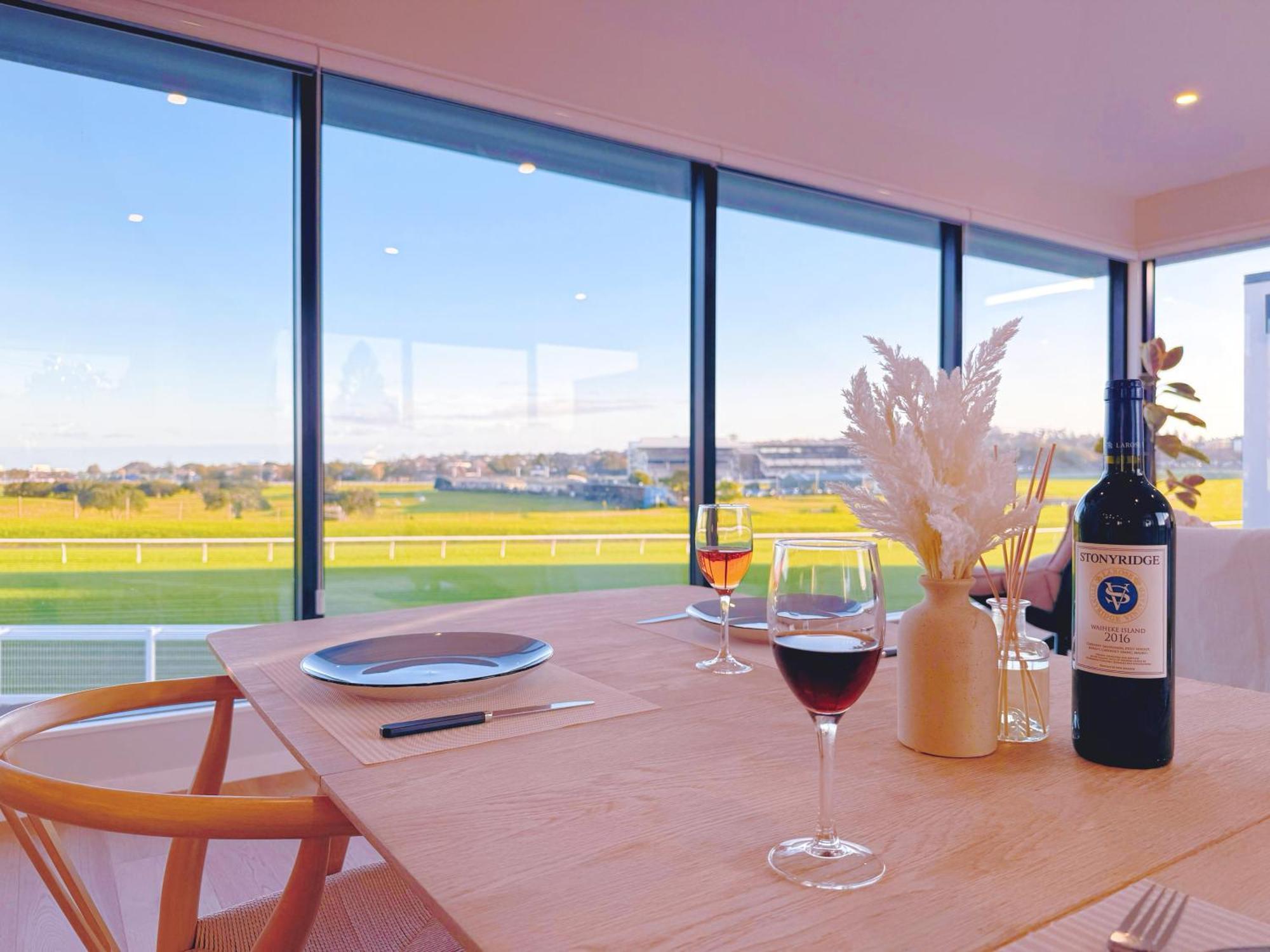 Panoramic Racecourse View - A Quiet Family Over The Turf