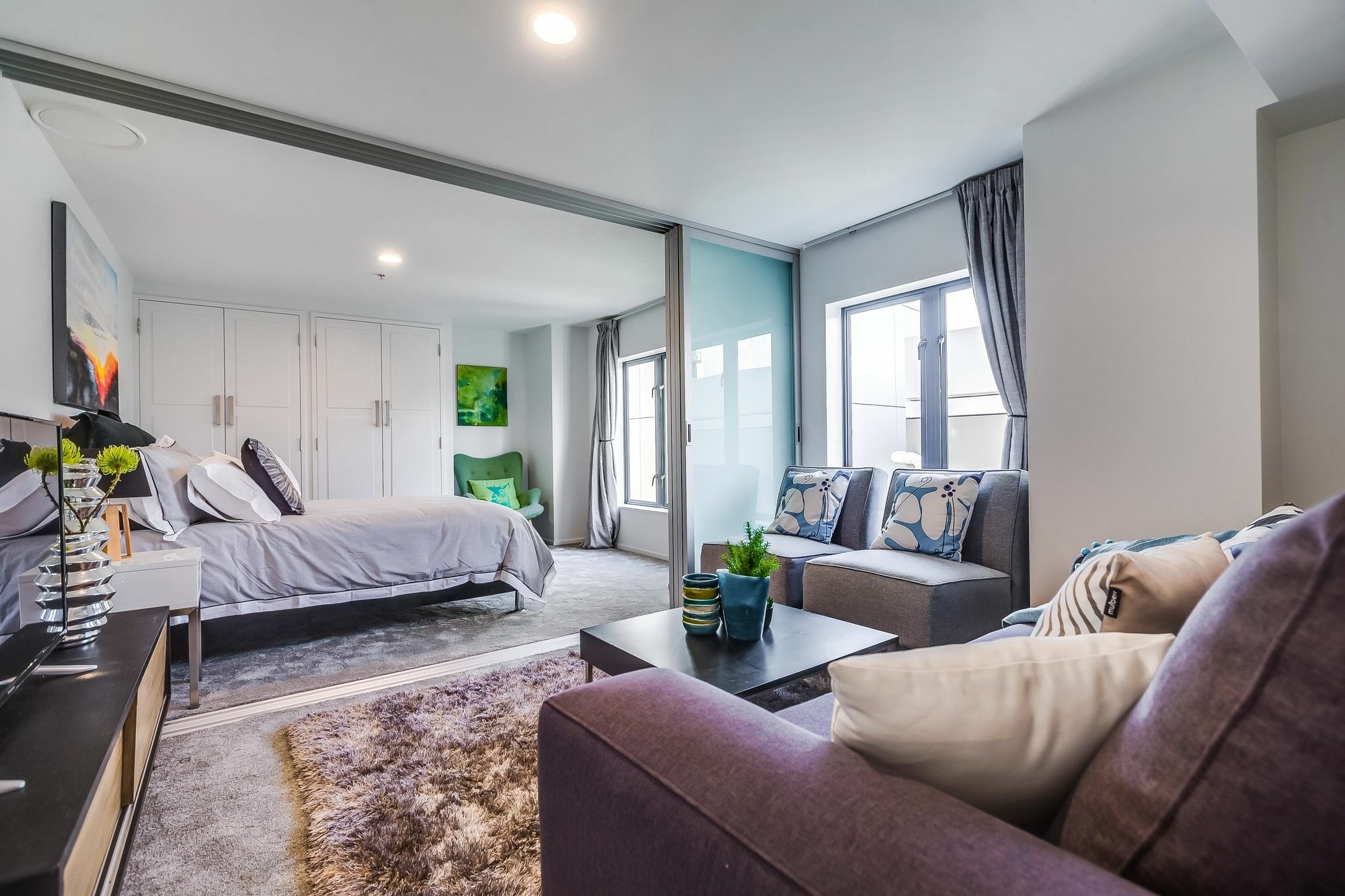 Penthouse With Mezzanine & Harbor Views Auckland