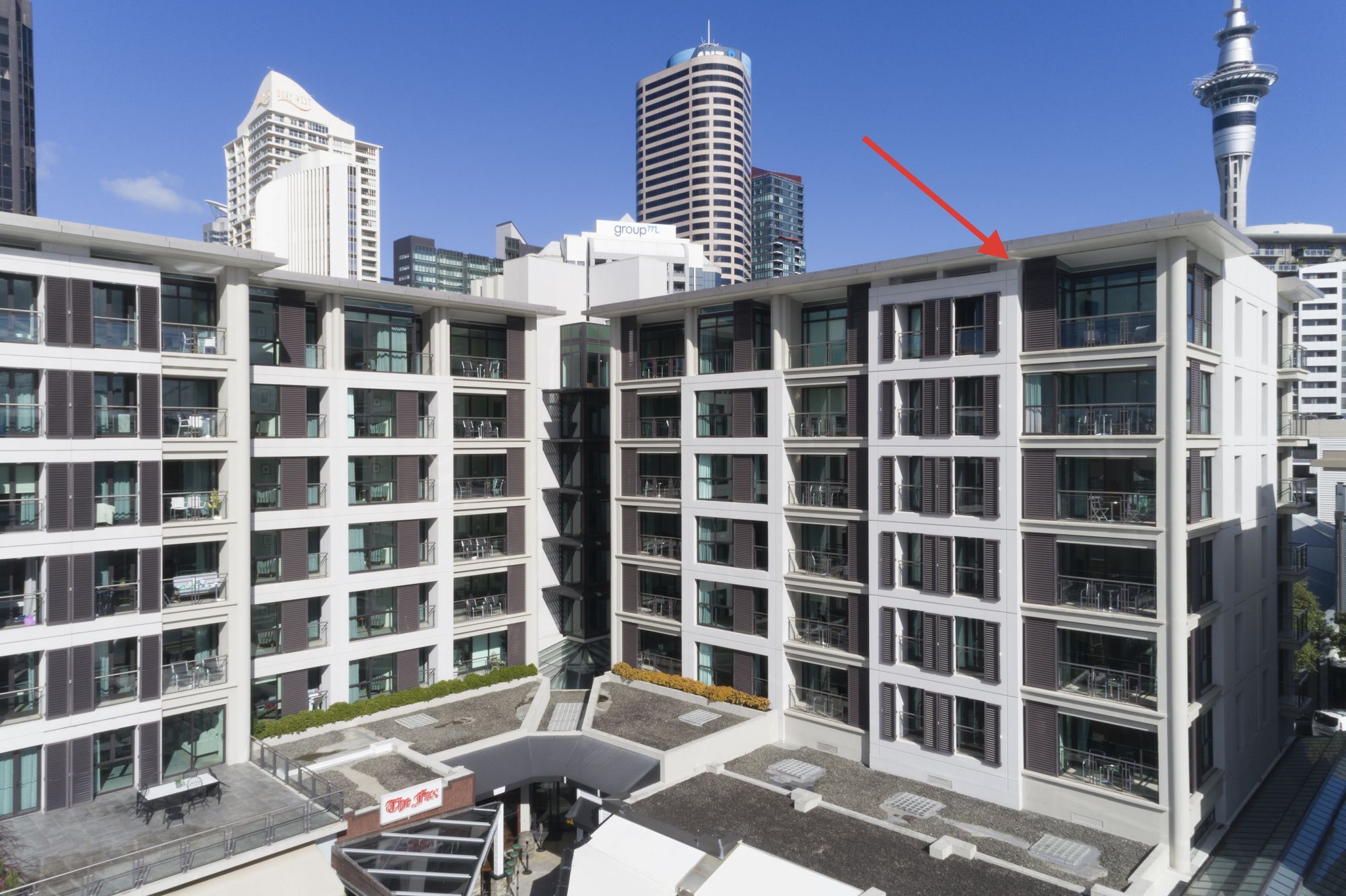 Bright Modern One Bed Marina Penthouse Apartment Auckland