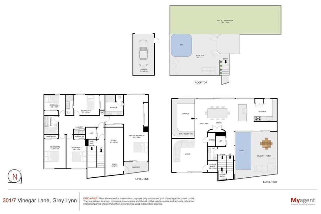 Entertainers Penthouse With 5 Bedrooms Pool & *